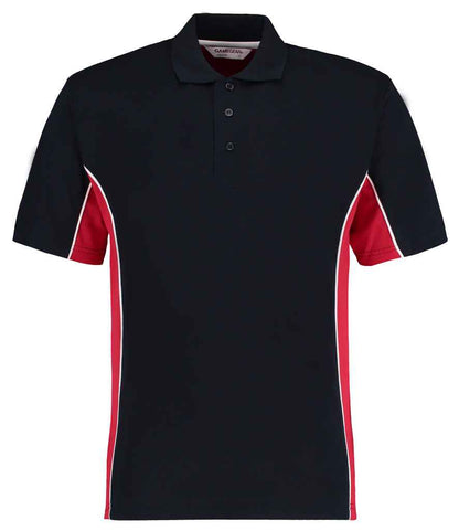 Kustom Kit - Track Poly/Cotton Piqué Polo Shirt - K475 NV/RD S