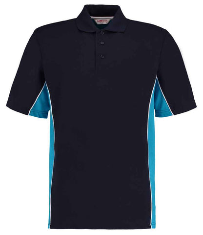 Kustom Kit - Track Poly/Cotton Piqué Polo Shirt - K475 NV/TU S
