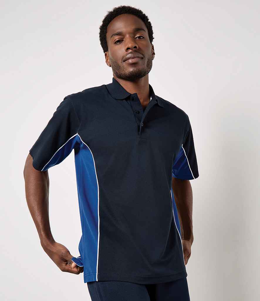 Kustom Kit - Track Poly/Cotton Piqué Polo Shirt - K475 NV/RY S