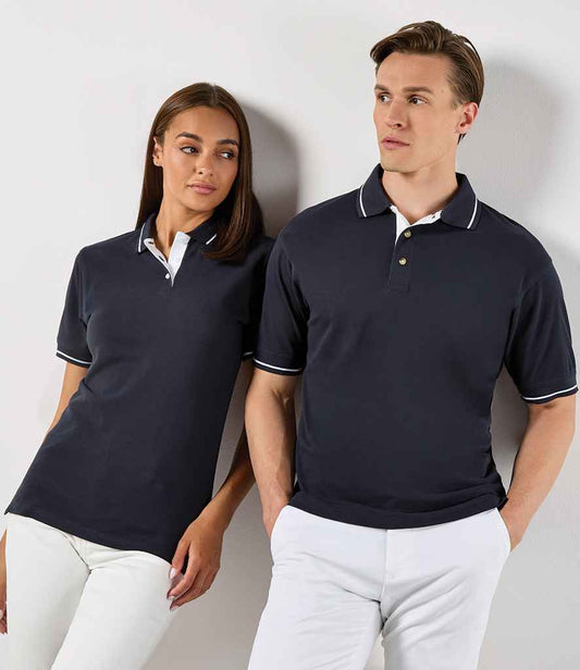 Kustom Kit - St Mellion Tipped Cotton Piqué Polo Shirt - Pierre Francis