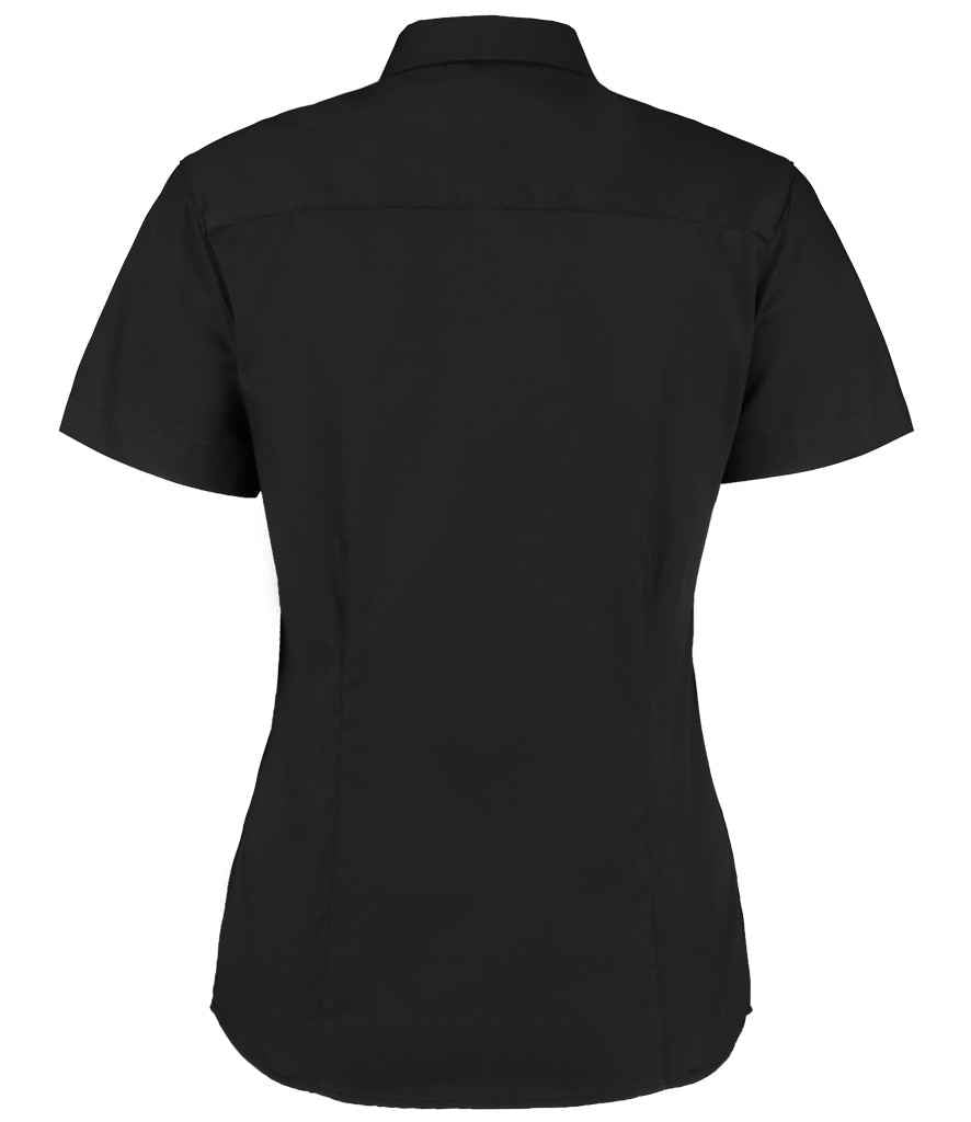 Kustom Kit - Ladies Premium Short Sleeve Tailored Oxford Shirt