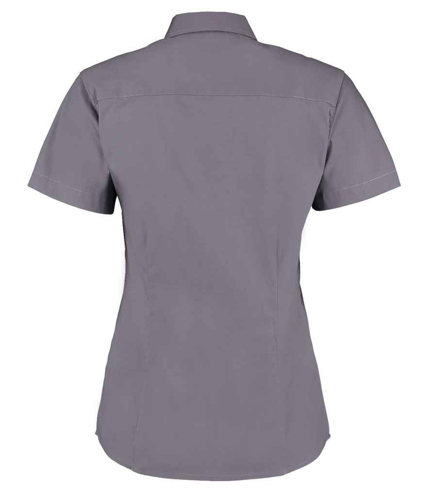 Kustom Kit - Ladies Premium Short Sleeve Tailored Oxford Shirt - Pierre Francis