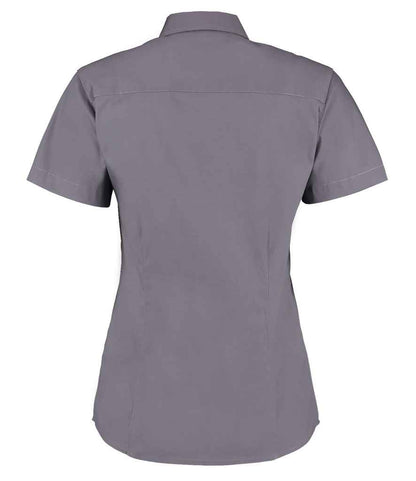 Kustom Kit - Ladies Premium Short Sleeve Tailored Oxford Shirt - Pierre Francis
