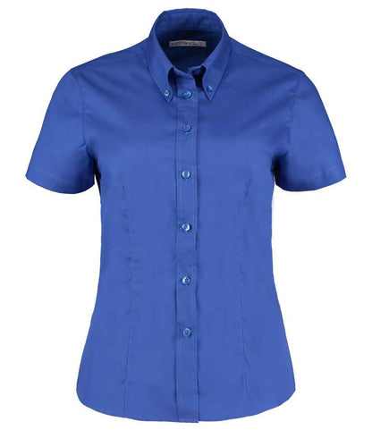Kustom Kit - Ladies Premium Short Sleeve Tailored Oxford Shirt - Pierre Francis