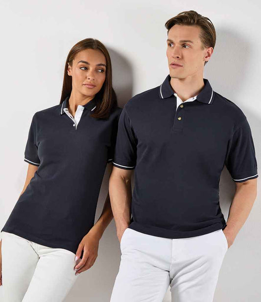 Kustom Kit - Ladies St Mellion Tipped Cotton Piqué Polo Shirt - Pierre Francis