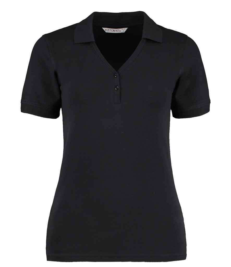 Kustom Kit - Sophia Comfortec® V Neck Polo Shirt