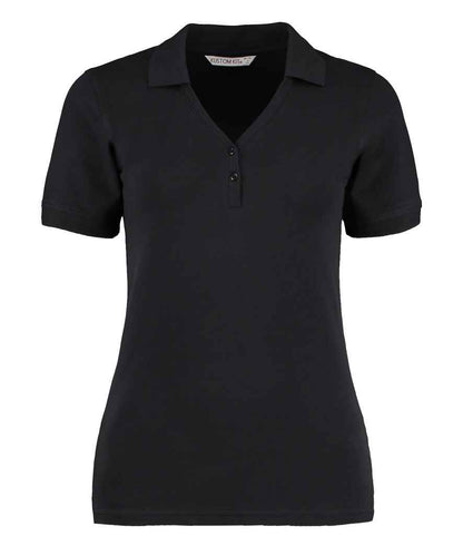 Kustom Kit - Sophia Comfortec® V Neck Polo Shirt