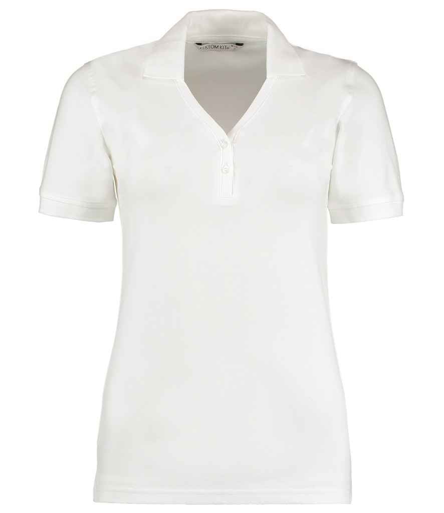 Kustom Kit - Sophia Comfortec® V Neck Polo Shirt - Pierre Francis