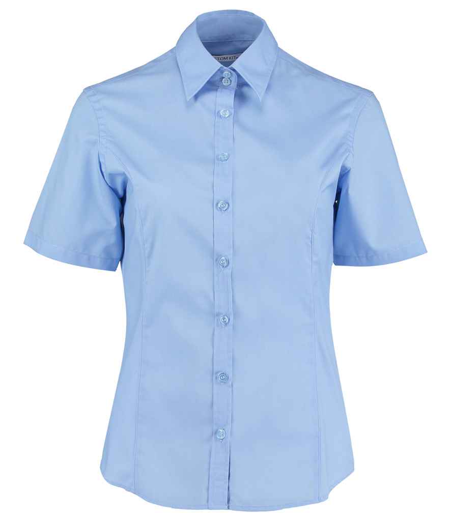 Kustom Kit - Ladies Short Sleeve Tailored Business Shirt - K742F LBL 6
