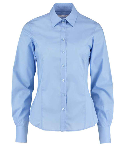 Kustom Kit - Ladies Long Sleeve Tailored Business Shirt - K743F LBL 6