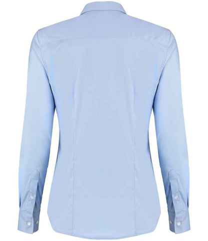 Kustom Kit - Ladies Long Sleeve Tailored Stretch Oxford Shirt - Pierre Francis