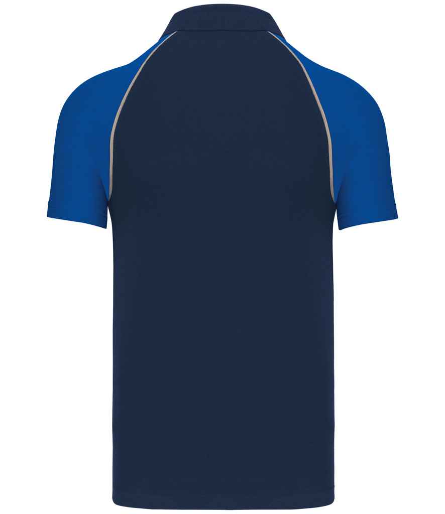 Kariban - Baseball Cotton Piqué Polo Shirt - Pierre Francis