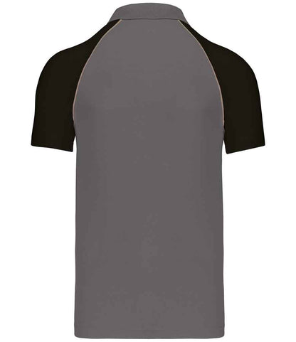 Kariban - Baseball Cotton Piqué Polo Shirt - Pierre Francis