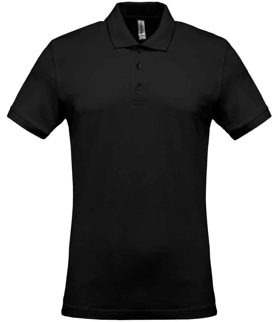 Kariban Short Sleeve Piqué Polo Shirt - KB254 BLK S