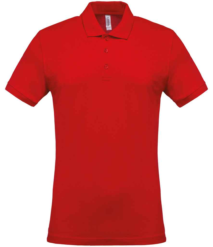 Kariban Short Sleeve Piqué Polo Shirt - KB254 RED S