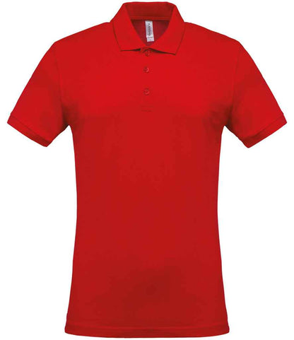 Kariban Short Sleeve Piqué Polo Shirt - KB254 RED S