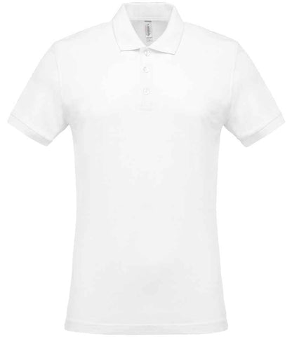Kariban Short Sleeve Piqué Polo Shirt - KB254 WHI S