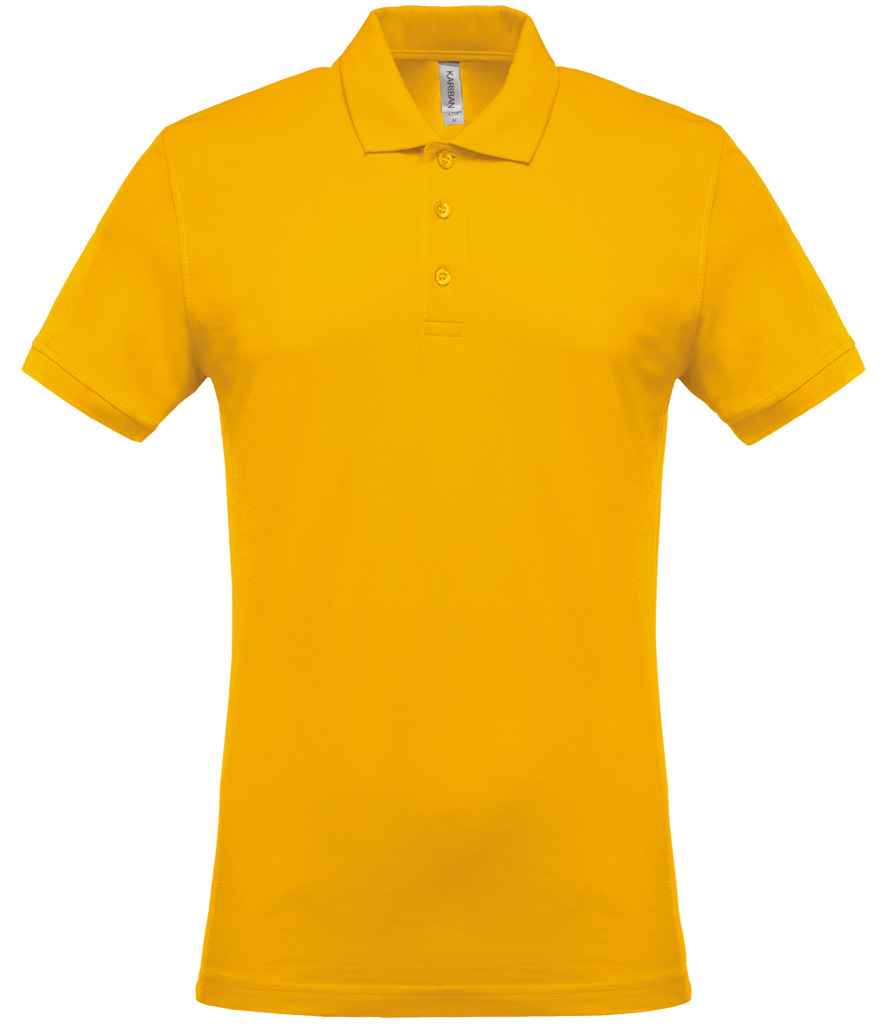 Kariban Short Sleeve Piqué Polo Shirt - KB254 YEL S
