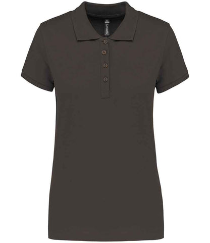 Kariban Ladies Short Sleeve Piqué Polo Shirt - KB255 DGY XS