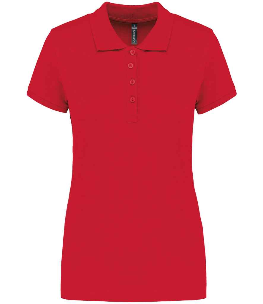 Kariban Ladies Short Sleeve Piqué Polo Shirt - KB255 RED XS
