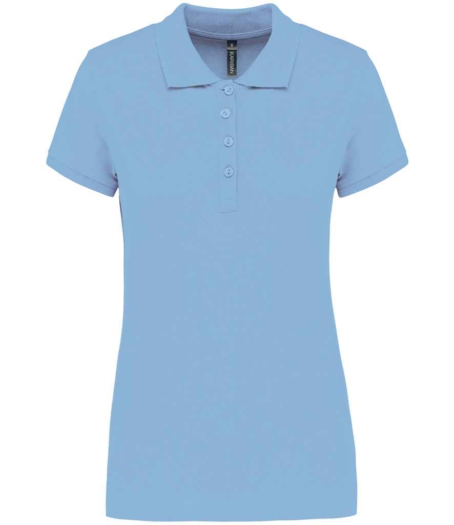 Kariban Ladies Short Sleeve Piqué Polo Shirt - KB255 SKY XS