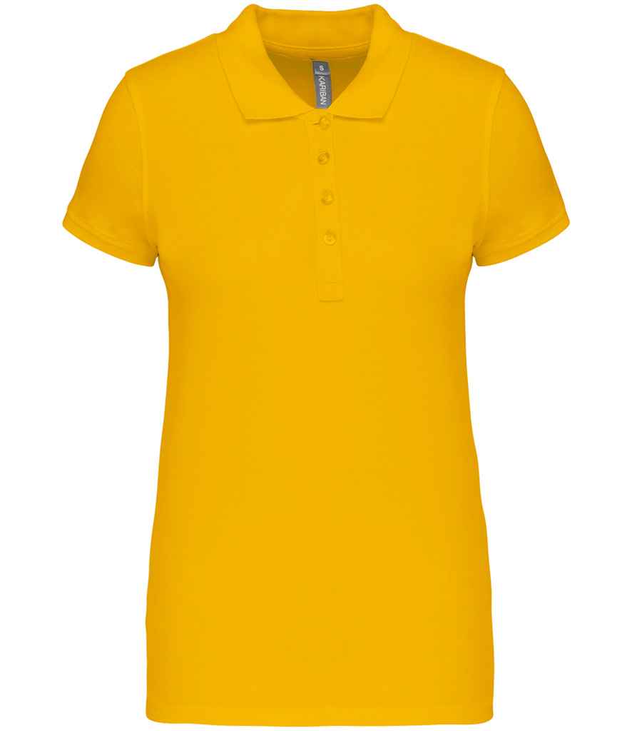 Kariban Ladies Short Sleeve Piqué Polo Shirt - KB255 YEL XS