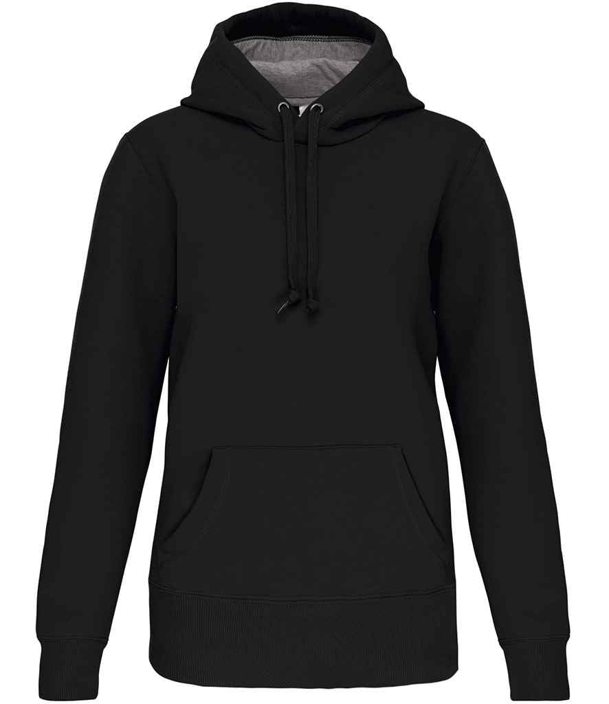 Kariban - Heavy Contrast Hoodie - KB443 BLK XS