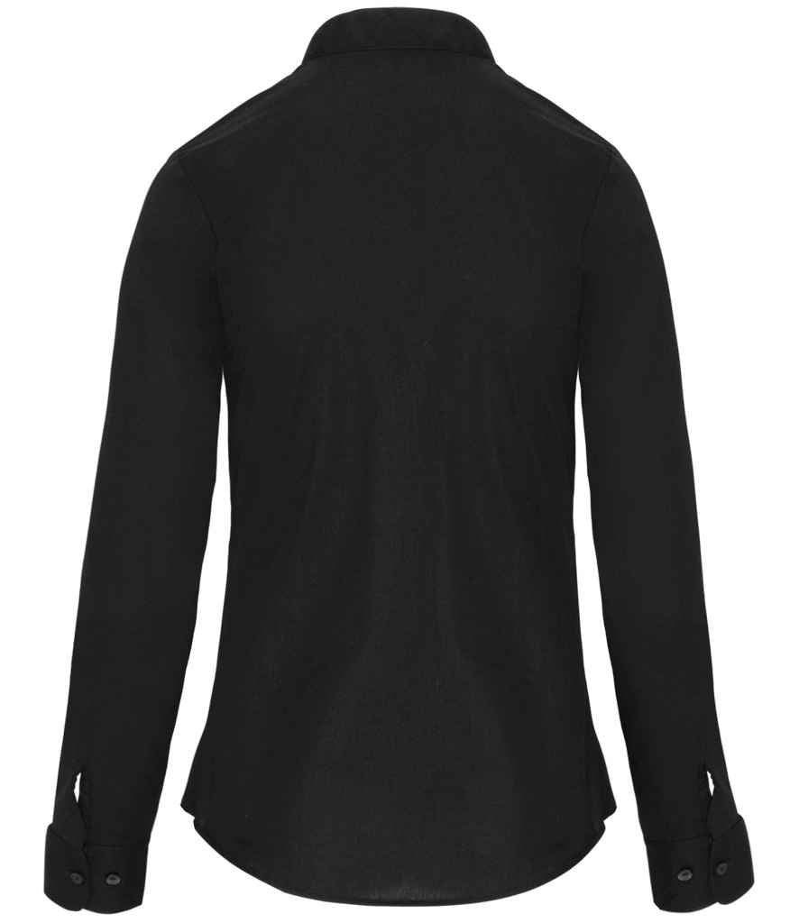 Kariban - Ladies Long Sleeve Mandarin Collar Shirt