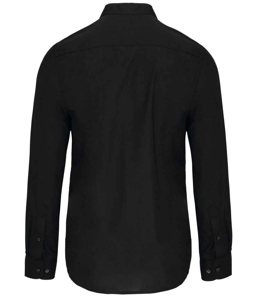 Kariban - Long Sleeve Mandarin Collar Shirt
