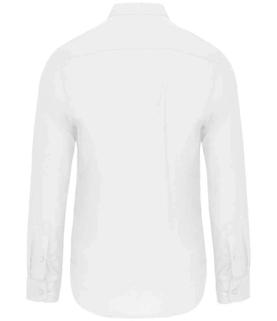 Kariban - Long Sleeve Mandarin Collar Shirt - Pierre Francis