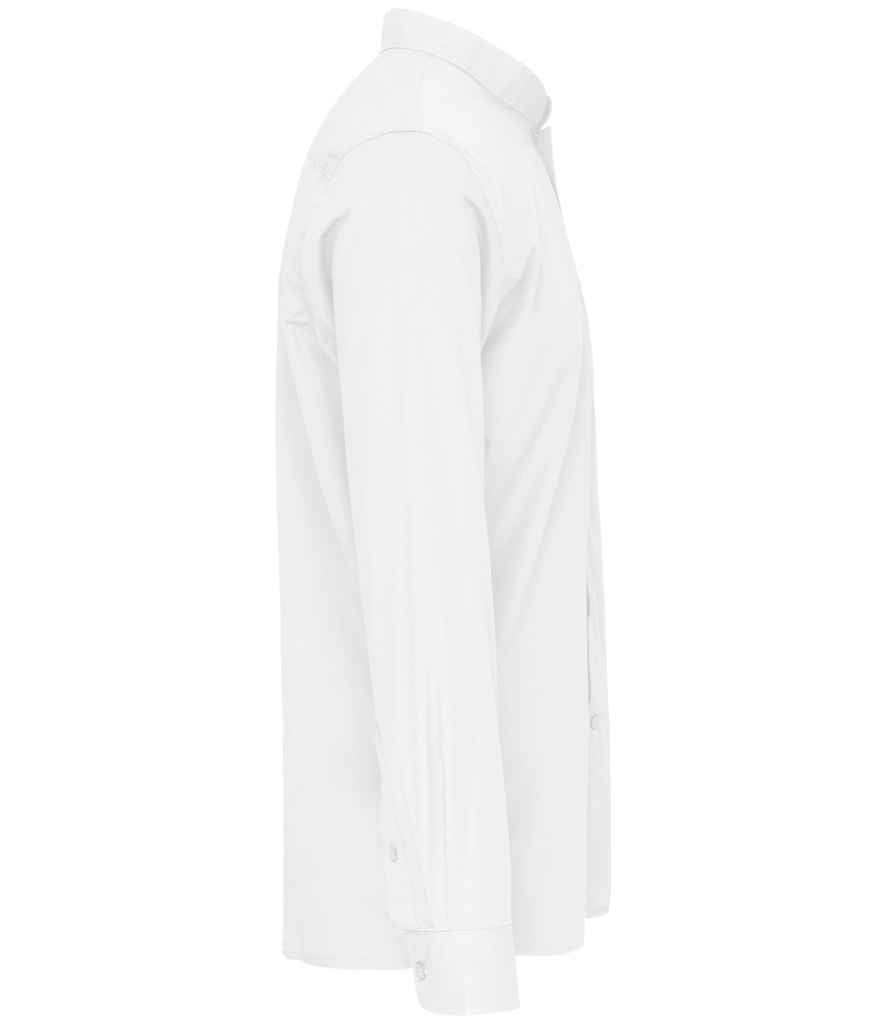 Kariban - Long Sleeve Mandarin Collar Shirt - Pierre Francis