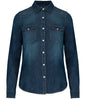 Kariban - Ladies Long Sleeve Denim Shirt - Pierre Francis
