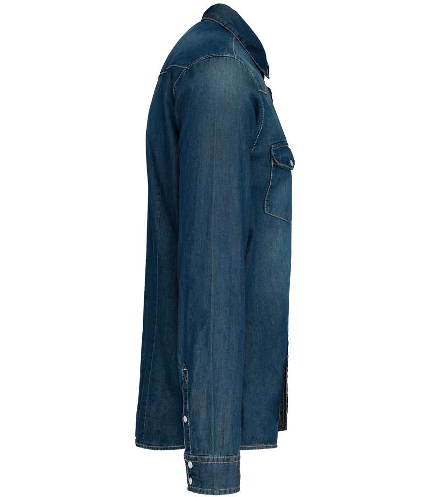 Kariban - Long Sleeve Denim Shirt - Pierre Francis