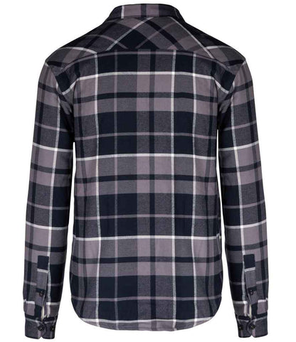 Kariban - Sherpa Lined Checked Shirt Jacket - Pierre Francis
