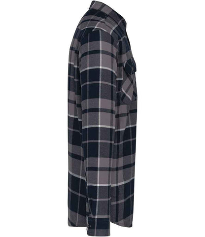 Kariban - Sherpa Lined Checked Shirt Jacket - Pierre Francis