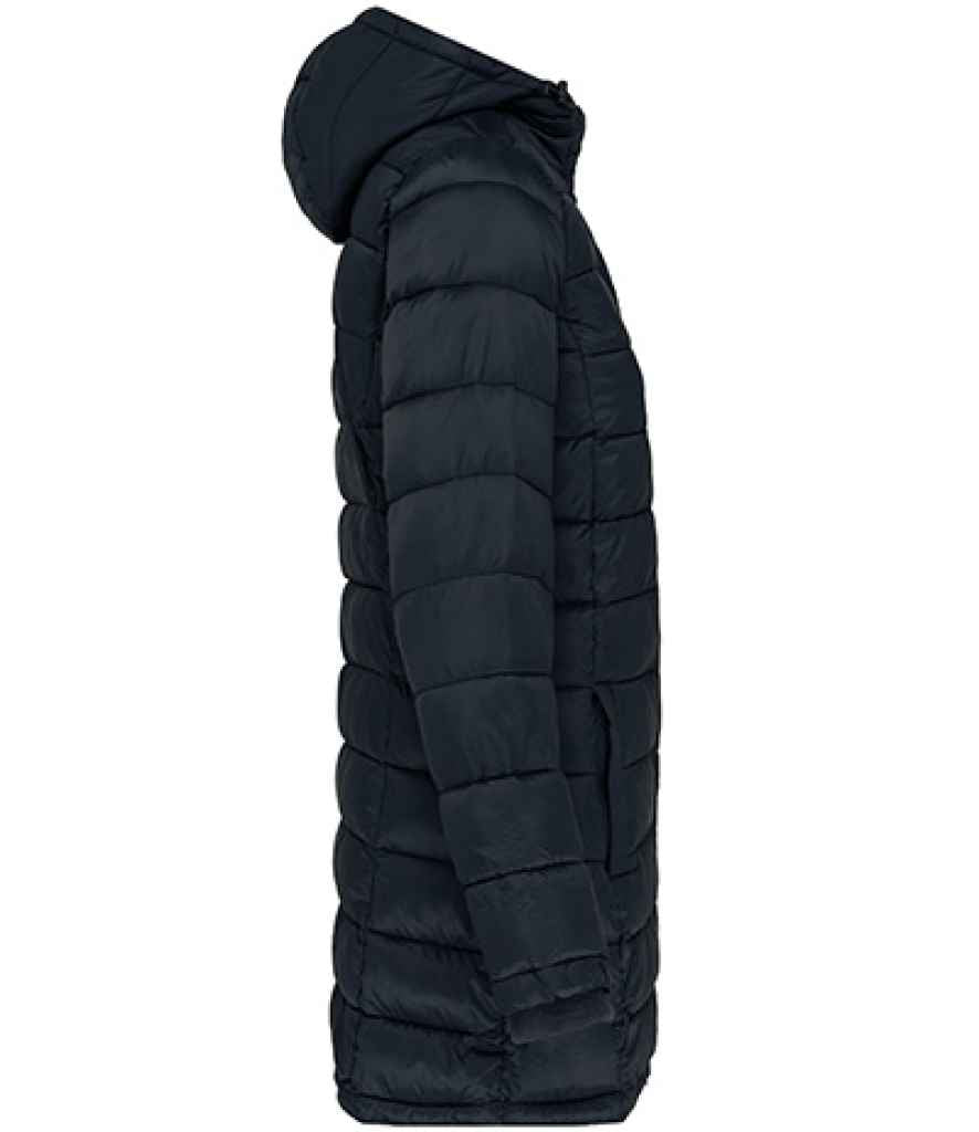 Kariban - Ladies Lightweight Long Padded Parka Jacket - Pierre Francis