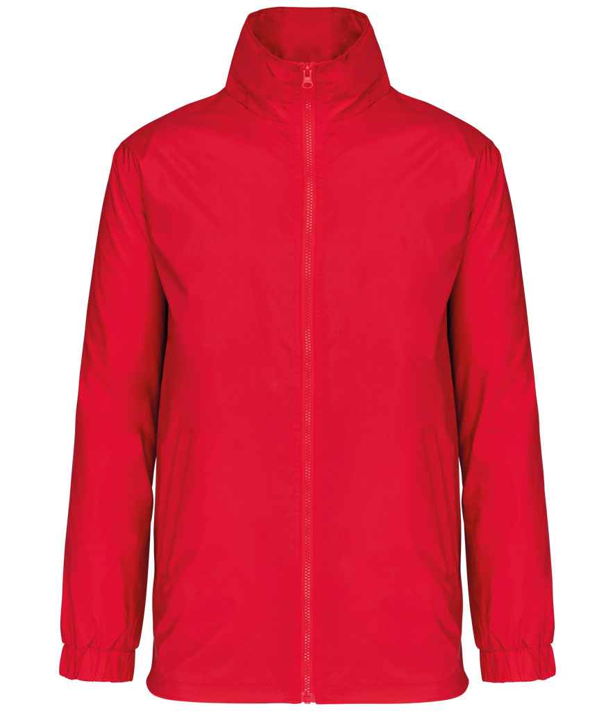 Kariban - Lined Windbreaker Jacket - KB687 RED S
