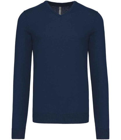 Kariban - Cotton Acrylic V Neck Sweater - KB965 NAV S