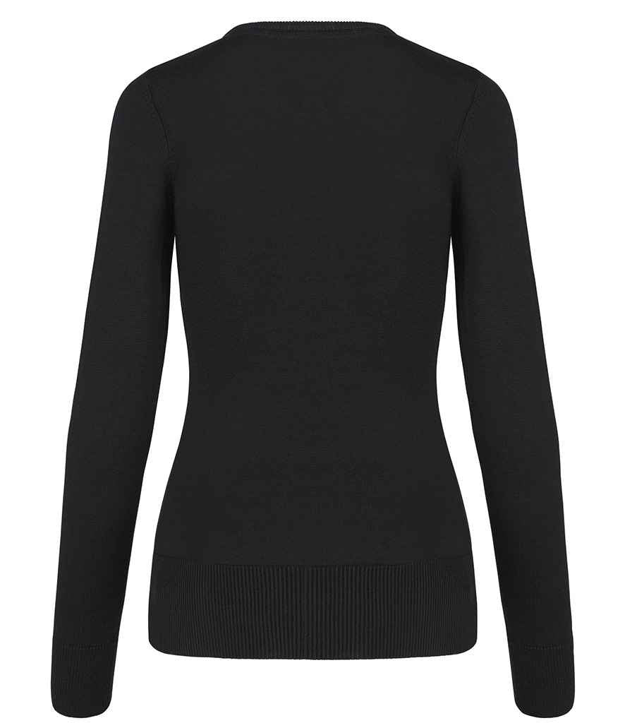 Kariban - Ladies Cotton Acrylic V Neck Sweater