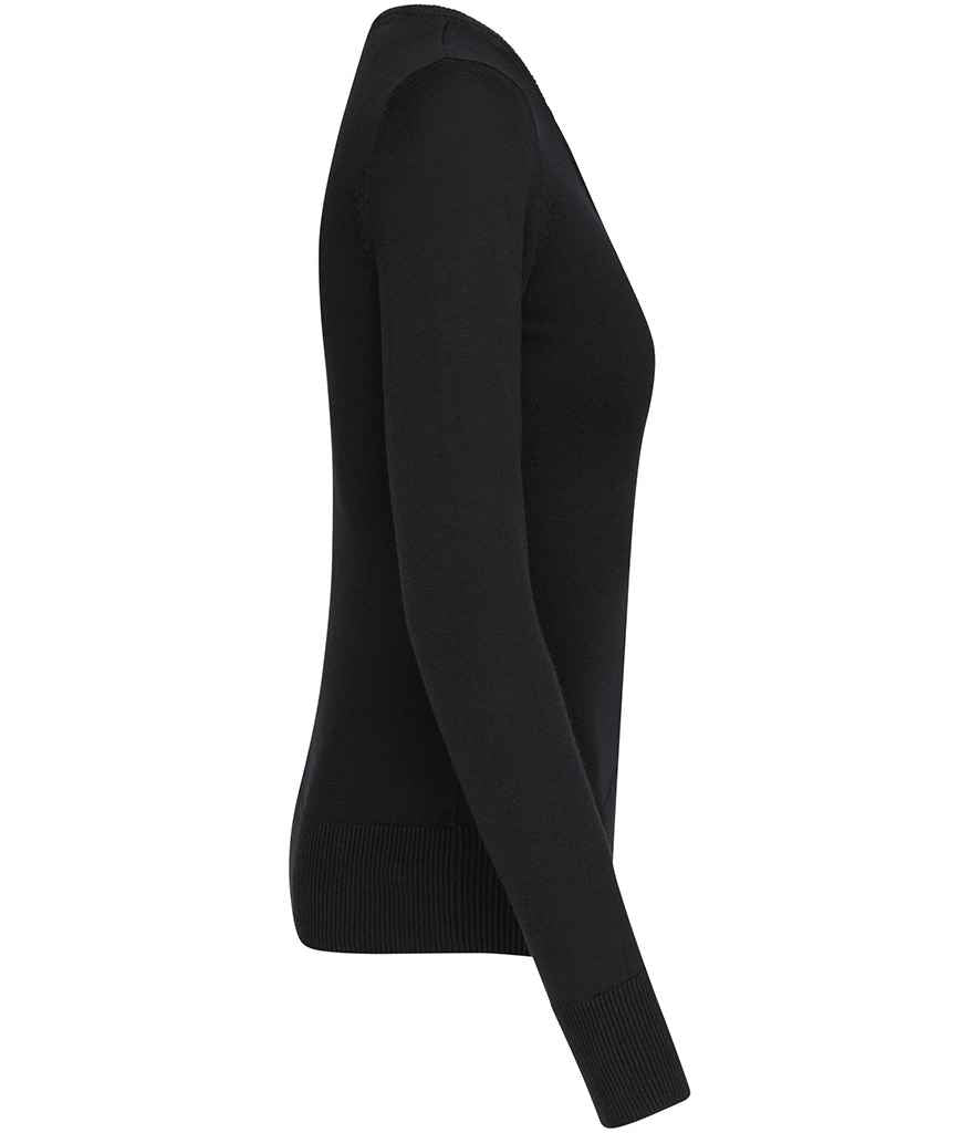 Kariban - Ladies Cotton Acrylic V Neck Sweater