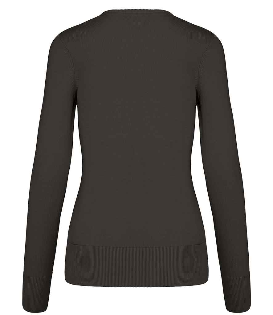 Kariban - Ladies Cotton Acrylic V Neck Sweater - Pierre Francis
