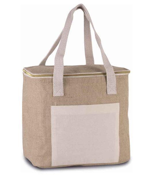 Kimood - Medium Jute Cool Bag - KI0353 NAT ONE