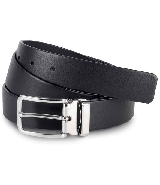 K-UP - Classic Leather Belt - KP807 BLK ONE
