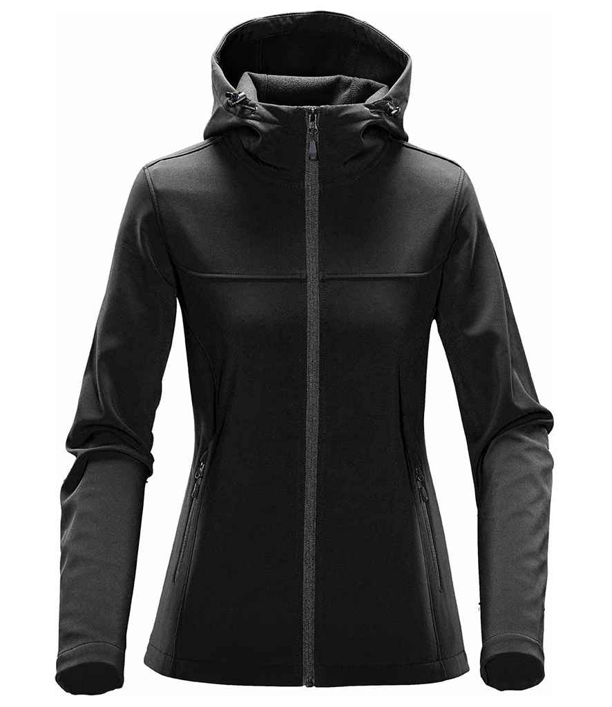 Stormtech - Ladies Orbiter Hooded Soft Shell Jacket - KSH1W B/DLP S