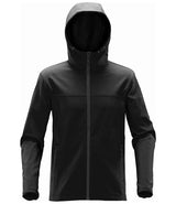 Stormtech - Orbiter Hooded Soft Shell Jacket - Black/Dolphin (Front)