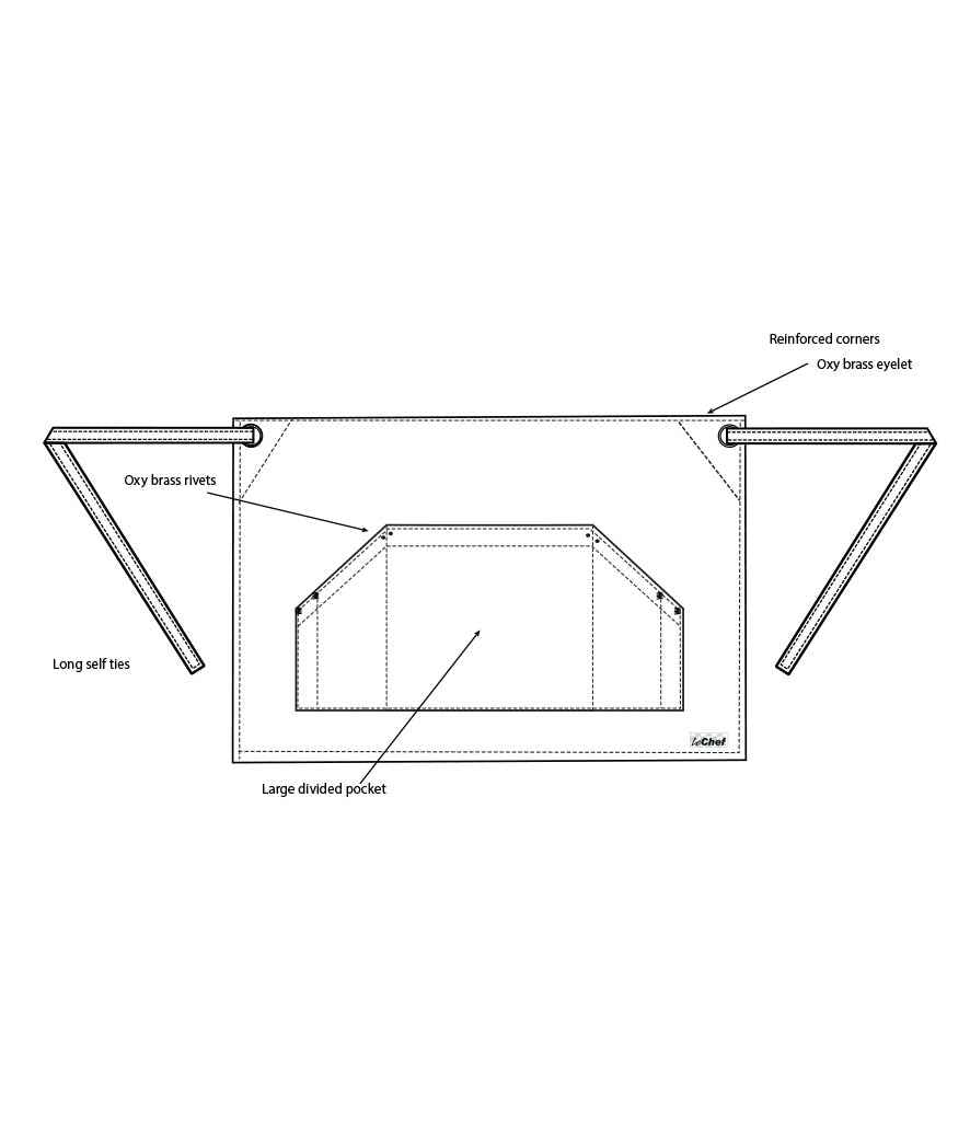 Le Chef - Utility Waist Apron - Pierre Francis
