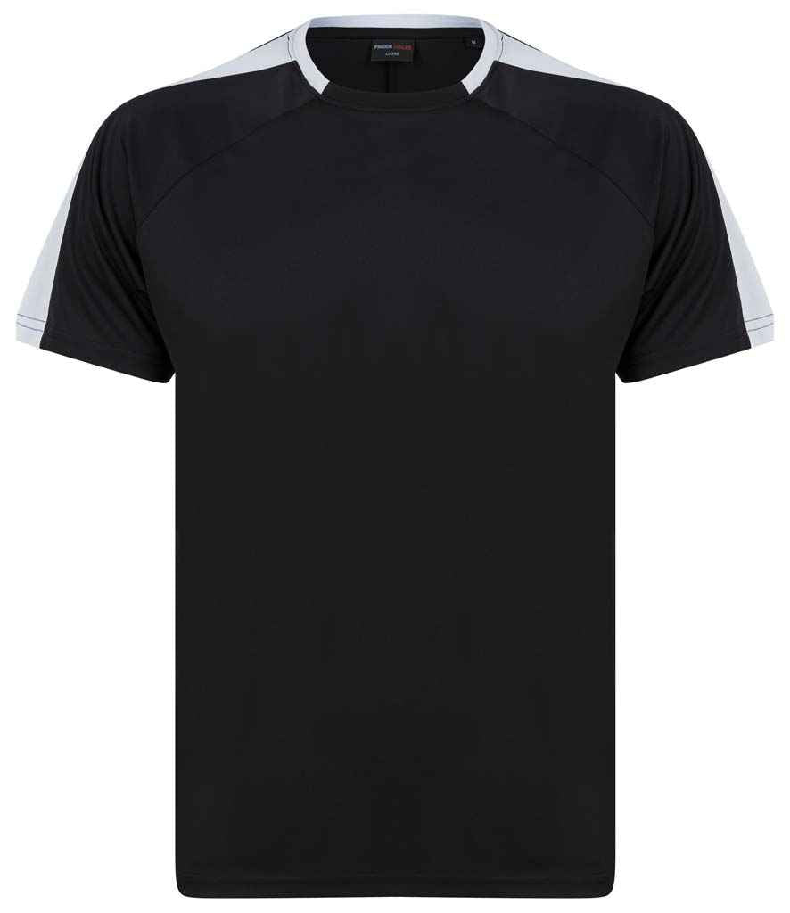 Finden and Hales - Unisex Team T-Shirt - LV290 BK/WH XS