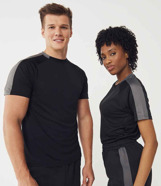 Finden and Hales - Unisex Team T-Shirt - LV290 BK/GT XS