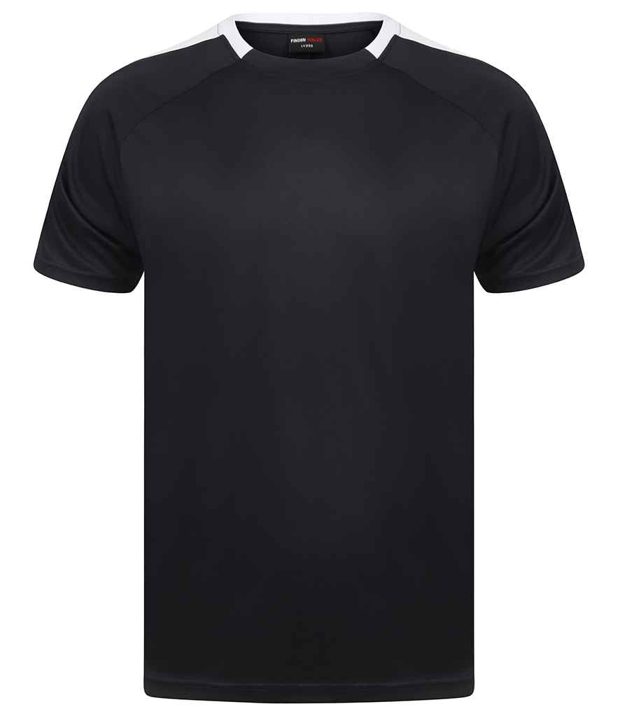 Finden and Hales - Unisex Team T-Shirt - LV290 NV/WH XS