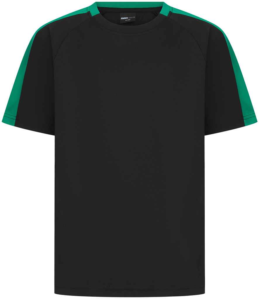 Finden + Hales - Kids Team T-Shirt - LV292 BK/EM 3-4